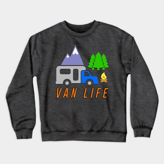 Van Life Crewneck Sweatshirt by lilmousepunk